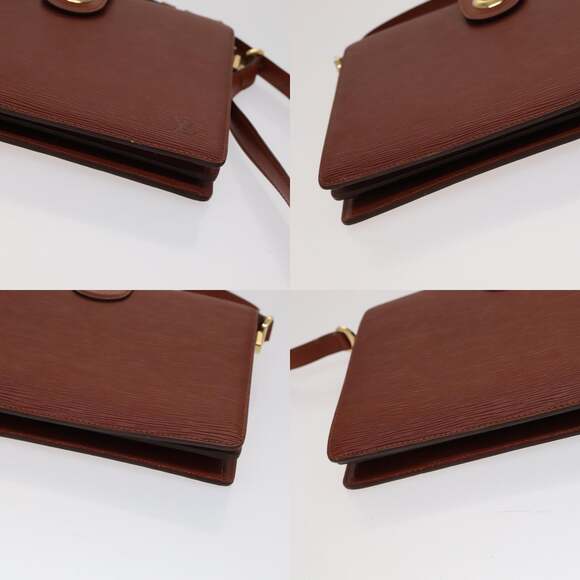 LOUIS VUITTON Epi Capuchin Shoulder Bag Brown M52343 - Picture 10 of 13